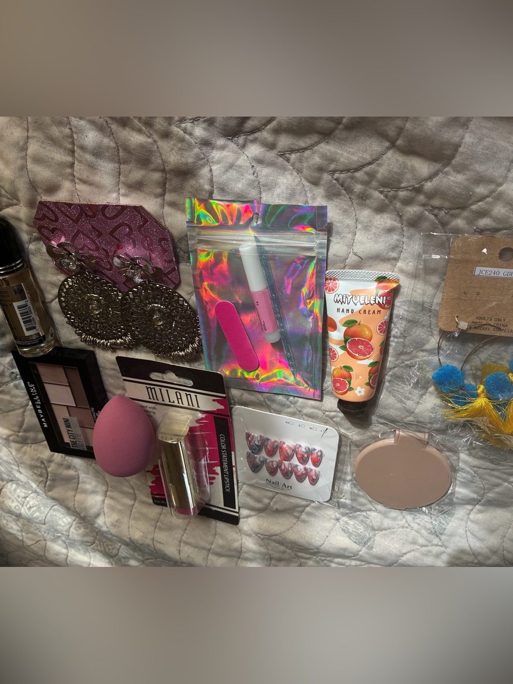 Milani Pink Makeup Sponge & Cosmetic Tool Bundle